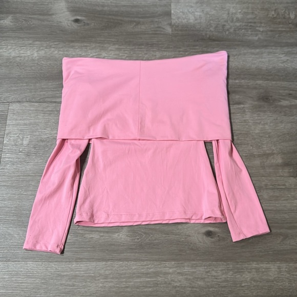 Zara Off Shoulder Long Sleeve Top - Picture 4 of 6